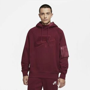 Nike Sportswear‎ Block Futura Hoodie Beetroot Maroon Burgundy Size Medium